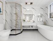 Charcoal Carrara Marble - Super Matt - PVC Wall Panels 1m (Single Pack) - www.celuplast.com