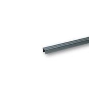 Alideck Flat Clip V2 4m RAL 7016 | Aluminium Decking Fixing Profile