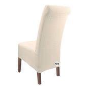 Cream Diagonal Texture Chair Cover (XL) image
