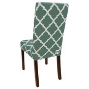 Sage Green Geometric Chair Cover (M) image