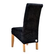 Black Velvet Chair Cover (L) image