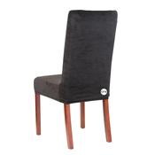 Black Velvet Chair Cover (M) image
