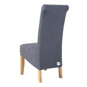 Grey Texture Waffle Chair Cover (L) image