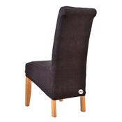 Black Texture Waffle Chair Cover (L) image