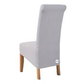 Light Grey Texture Waffle Chair Cover (L) image