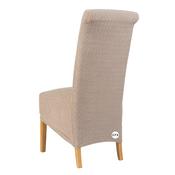 Beige / Taupe Diagonal Texture Chair Cover (XL) image