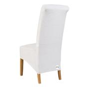 White Velvet Chair Cover (XL) image