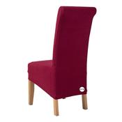 Wine Diagonal Texture Chair Cover (L) image