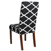 Black Geometric Chair Cover (M) image
