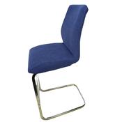 Navy Blue Texture Waffle Stool Cover image