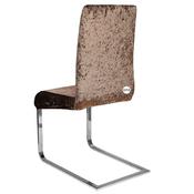 Mocha Crushed Velvet Chair Cover (M) image