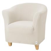 Cream Tub Chair Cover image