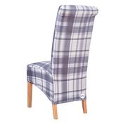 Grey Tartan Chair Cover (L-XL) image