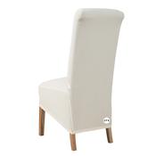 Light Cream / White Texture Waffle Chair Cover (XL) image