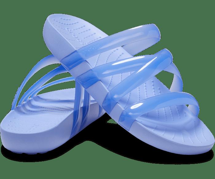 Strappy crocs best sale