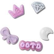 Crocs Jibbitz Charms OOTD Glitter 5 Pack