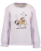 Blue Seven Girls' Striped Long Sleeve Tshirt  750799-00 Purple image