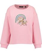 Blue Seven Girls' Sweatshirt 764724 Azalea Wild Horses Print image