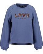 Blue Seven Girls' Long Sleeve Sweater  764741-5410 Love Print image