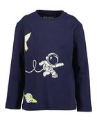 Blue Seven Long Sleeve Tshirt 850822-5900 Night Blue Space Walk image