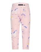 Blue Seven Infant Girl  Leggings 965124-4050 Unicorn Print Rose image