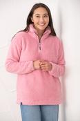 Lighthouse Ladies Bay Half Zip Fleece Pink