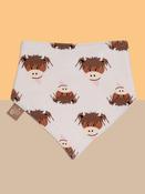 Blade &amp; Rose Hamish Highland Cow Bib Neutral