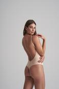 ByeBra Ladies Low Back Bodysuit Thong Beige