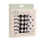 Ziggle Black and White Muslins Set