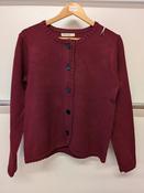 Passione Moda Large Button Round Neck Cardigan R5110