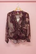 Made In Italy Faux Wrap Top MI03085 image