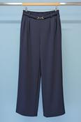 Elastic Waist Wide Leg Ladies Trousers MI220309 image