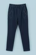 Philippe Cecile Ladies Stretch Jeans with Elastic Waist  Blue Denim image