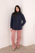 Lighthouse Ladies Seashell Full Zip Sherpa Fleece Navy