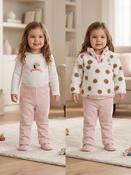 Lily &amp; Jack Girls Fleece, Bodysuit &amp; Leggings Set Dalmatian J15519 image