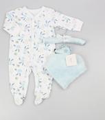 Pure &amp; Soft Premium Babywear Baby Boys' All In One with Comforter Gift Set GFT-M15852