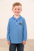 Little Lighthouse Pier Long Sleeve Top - Blue Tractor image