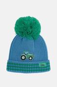 Little Lighthouse Kids Bobbie Bobble Hat - Green Tractor image