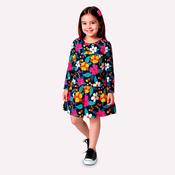 Kyly Baby Girls' Dress 1001526-6826 Floral Navy image