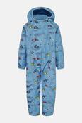Little Lighthouse Jamie Boy's Puddlesuit -Farm Print image