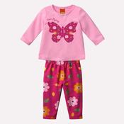 Kyly Baby Girls' Set 1001506-40077 Pink Butterfly image