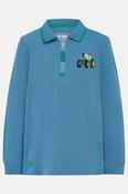 Little Lighthouse Pier Long Sleeve Top - Green Tractor