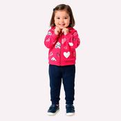 Kyly Baby Girls' Set 1001514-40056 Pink Hearts Print image