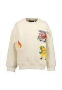 Blue Seven Boys' Sweatshirt 817672-0200 Fire Brigade Stone image