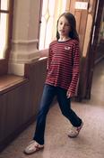 Boboli Girl's Fleece Flared Jeans Blue 490766 image