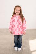 Little Lighthouse Girls Freya Padded Waterproof Coat Pink Flower image
