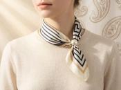 Magnetic Pearl Closure Print Scarf S-71392 image