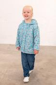 Little Lighthouse Girls Freya Padded Waterproof Coat Pale Blue Country Cottage image