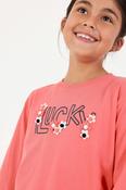 Boboli Girl's TShirt Strawberry Printed Flowers image