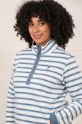 Lighthouse Ladies Shore II Sweatshirt -  Bluestone Pale Blue Stripe image